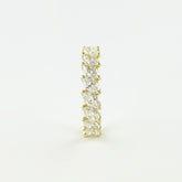 1.32 CT Marquise Cut Full Eternity Moissanite Wedding Band 2